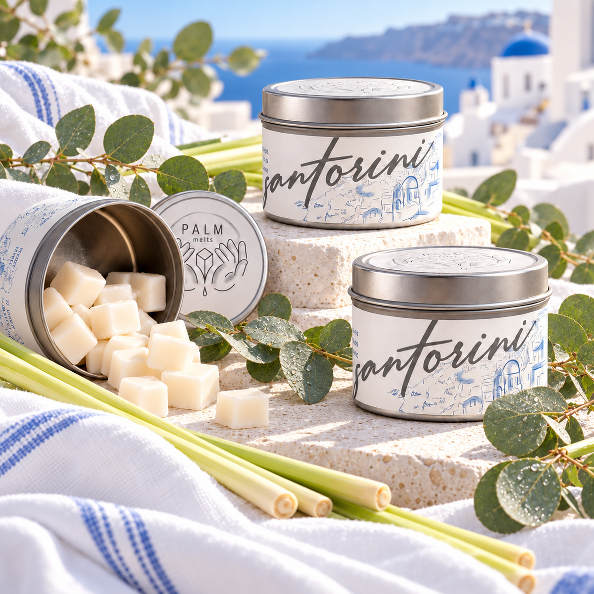 Palm Melts - Santorini