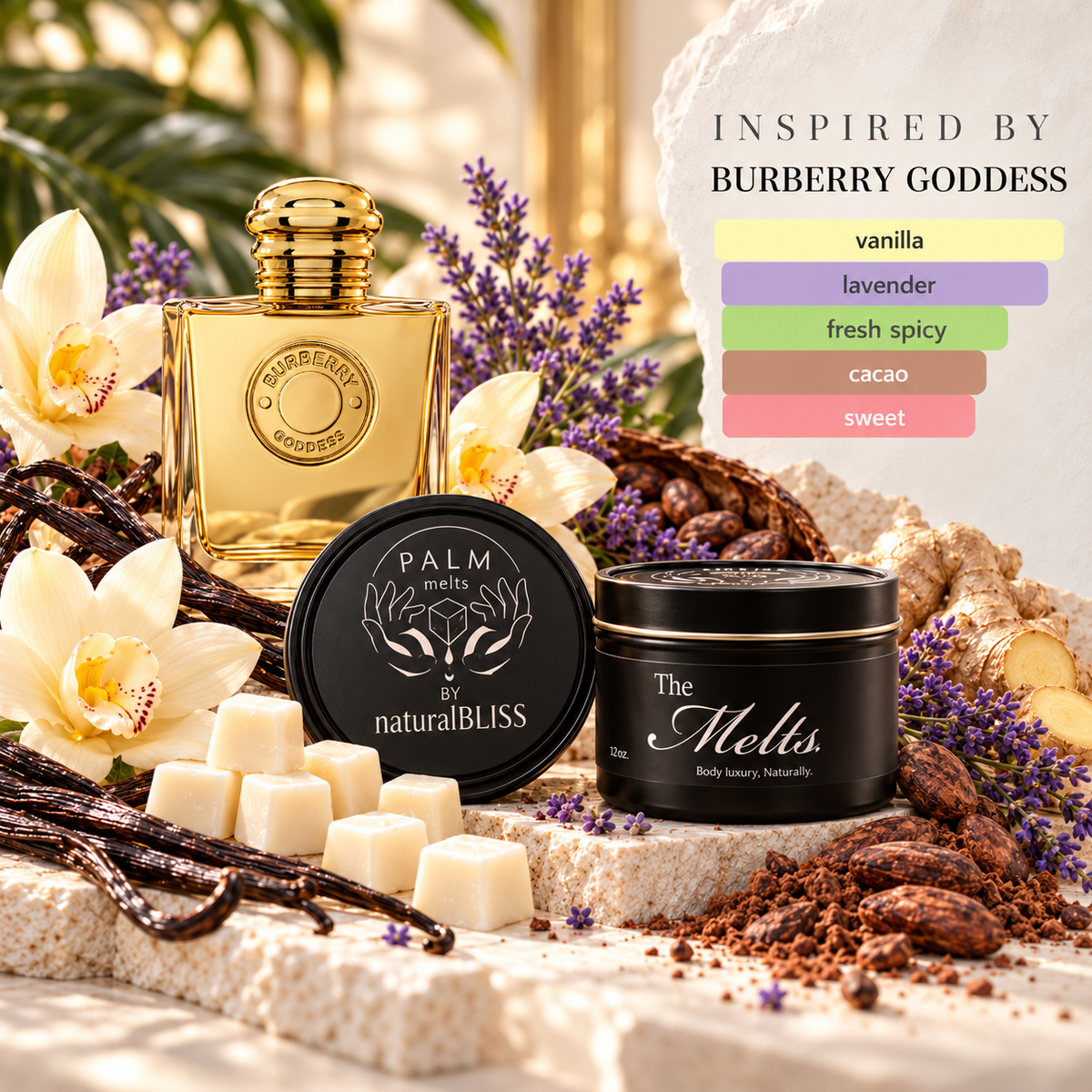 Palm Melts - Goddess - Burberry (Inspired collection)