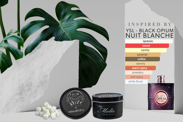 Palm Melts - Black Opium Nuit Blanche - Yves Saint Laurent (Inspired c