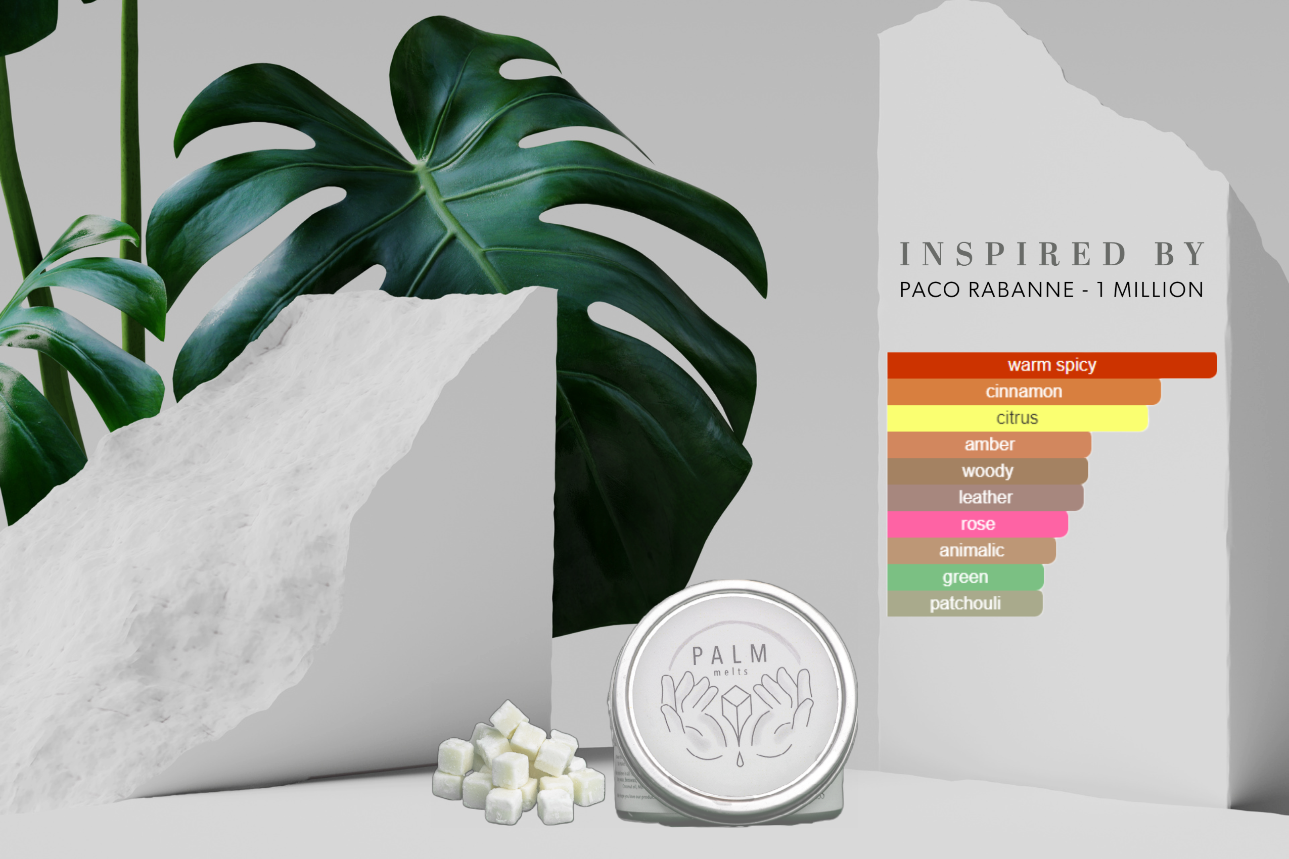 Palm Melts Inspired by Paco Rabanne One Million