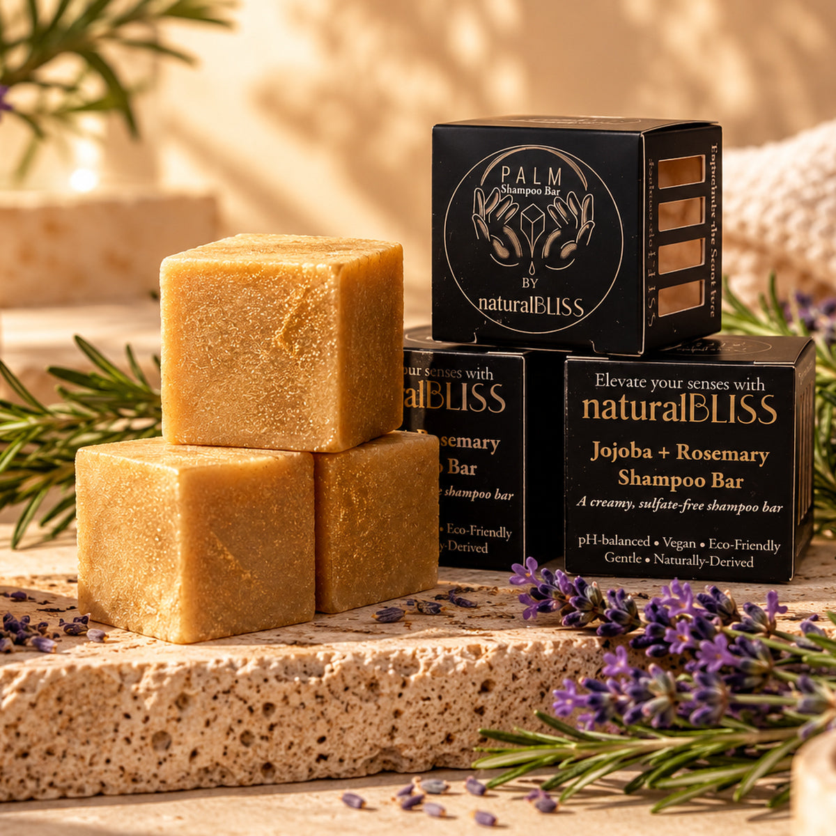 Palm Soap - Shampoo Bar (Rosemary + Lavender)